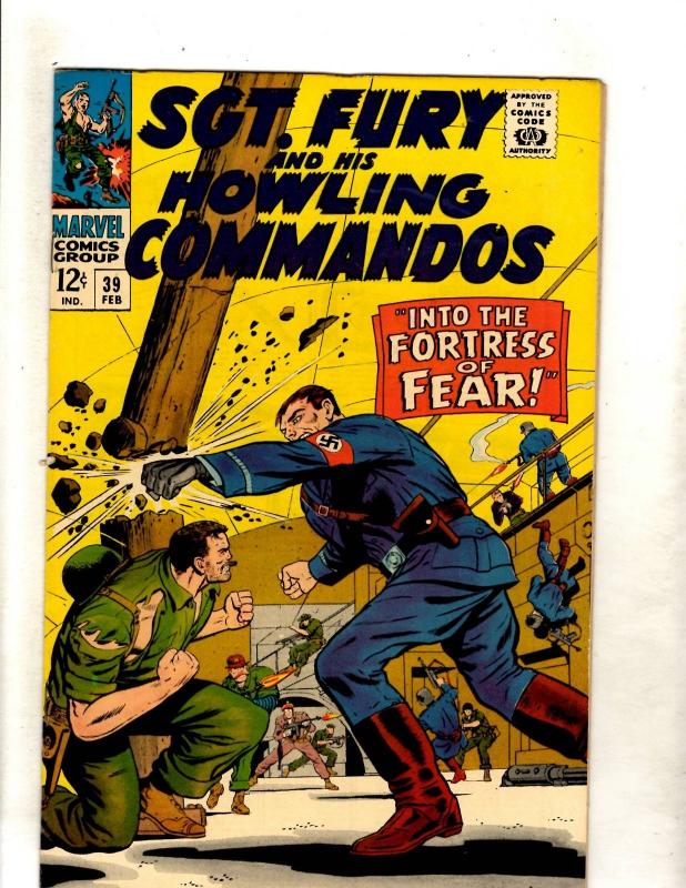 Sgt. Fury & His Howling Commandos # 39 NM Marvel Comic Book MILE HIGH 2 Pedi FM5