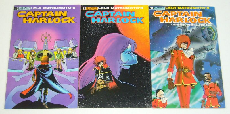 Captain Harlock #1-13 VF/NM complete series BEN DUNN leiji matsumoto set manga