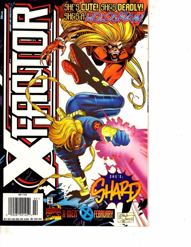 Lot Of 6 Factor X Marvel Comic Books #116 117 118 119 120 121 Thor Iron Man DC5