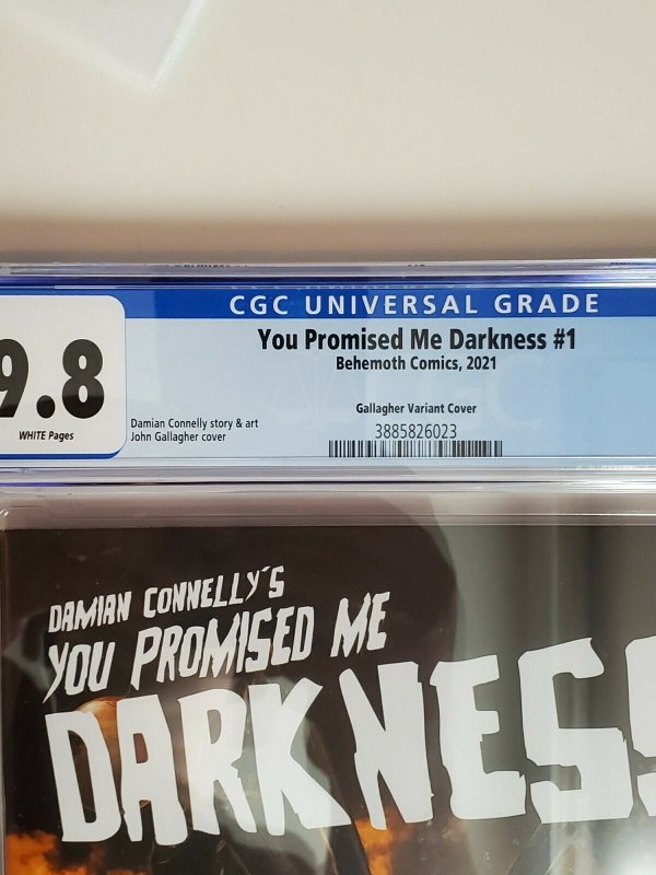 You Promised Me Darkness 1 Gallagher Variant CGC 9.8