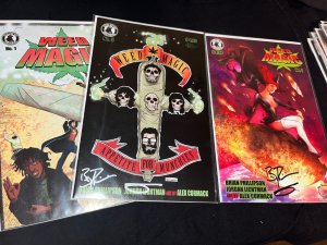 Weed Magic 1 and 3 Variant Lot w/Brain Trust Homage, Gun & Roses
