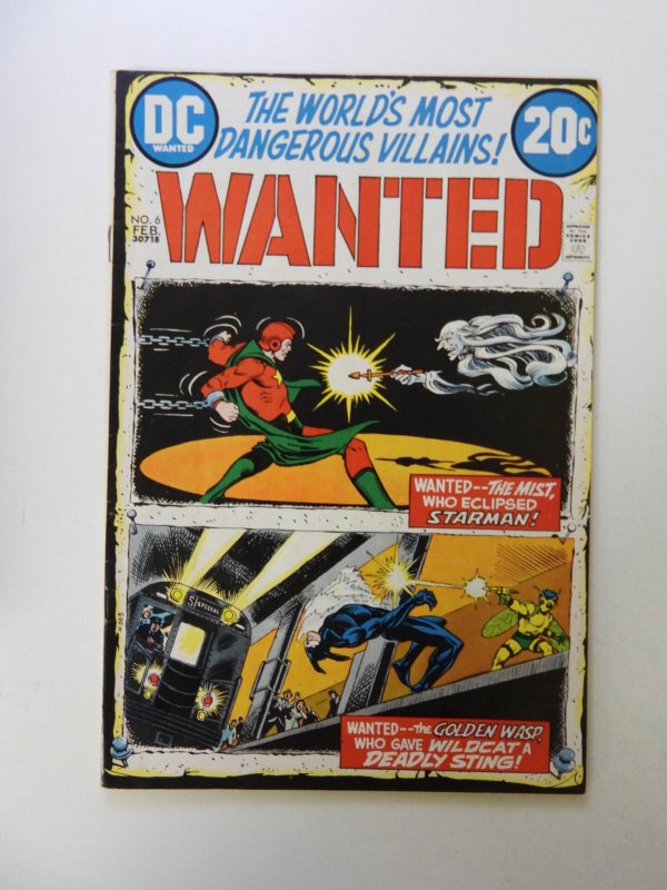 Wanted, The World's Most Dangerous Villains #6 (1973) VG/FN condition