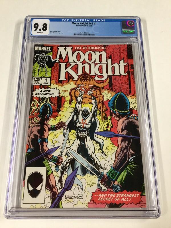Moon Knight 1 V Vol Volume 2 Cgc 9.8 1985 White Pages Marvel