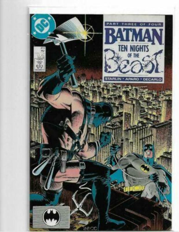 BATMAN #417-420 - NM - DC COMICS 1987 1st PRINTS KGBEAST MOVIE LOT STARLIN