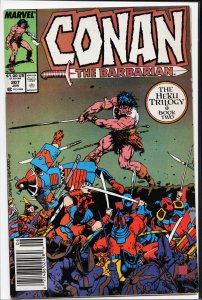 Conan the Barbarian #207 Newsstand Edition (1988) Conan
