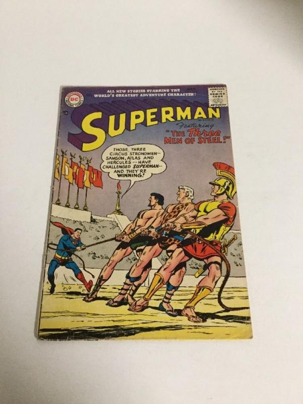 Superman 112 Vg- Very Good- 3.5 Silver Age Bottom Staple Detached