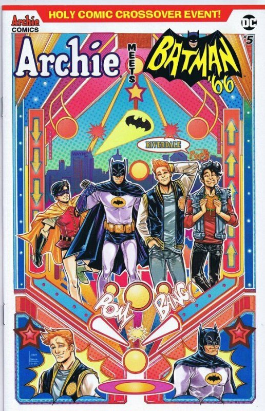 Archie Meets Batman '66 #5 2019 Archie DC Comics Braga Variant Cover 