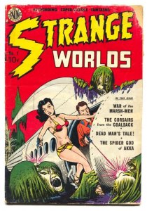STRANGE WORLDS #1-1950-AVON-JOE KUBERT-JOHN GUINTA-G+