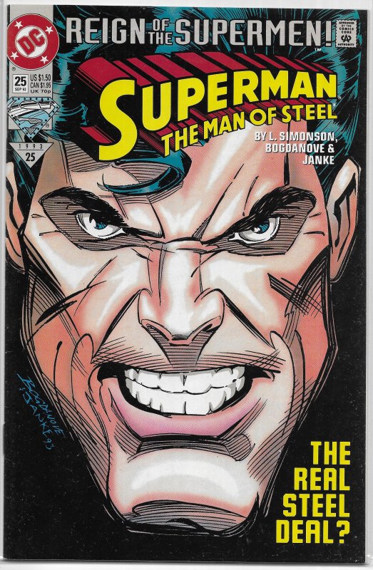 The Man of Steel Vol 1 1, DC Database