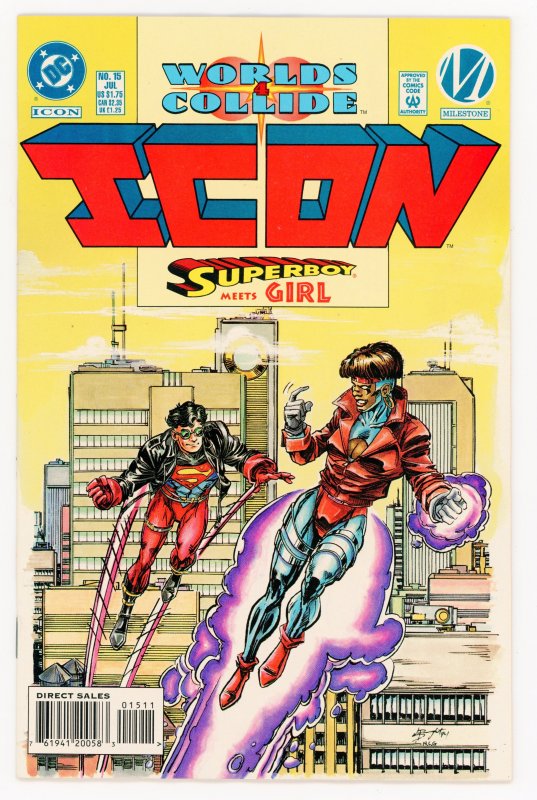 Icon #15 Superboy NM