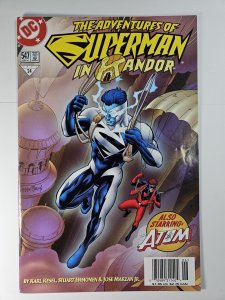 Adventures of Superman #547 FN/VF Newsstand DC Comics C145A