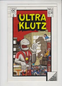 ULTRA KLUTZ #1 1986 ONWARD COMICS / UNREAD / 