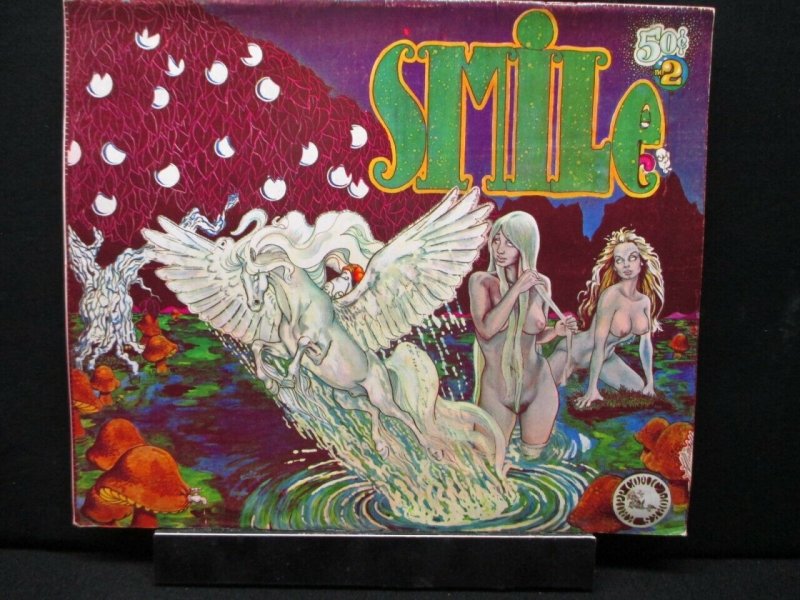 Smile #2 1972 Krupp Comic Works Underground Comic Beatles Back Cover 