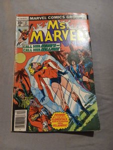 Ms Marvel 12 14 And Team Up 77 Bronze Age Comics Lot 1st Appearance Steeplejack