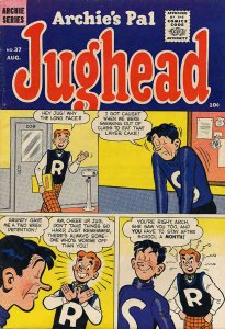 Archie's Pal Jughead #37 GD ; Archie | low grade comic August 1956 Detention