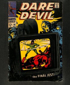 Daredevil #46 Jester! Stan Lee & Gene Colan Cover!