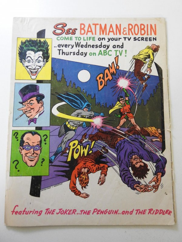 3-D Batman PR Cond Near book-length spine split, cover detached, glasses missing