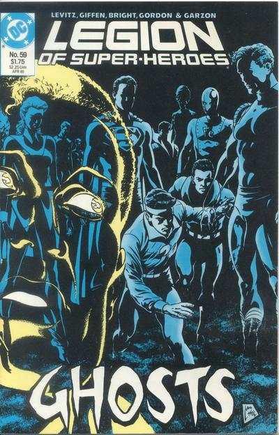Legion of Super-Heroes (1984 series) #59, VF- (Stock photo)