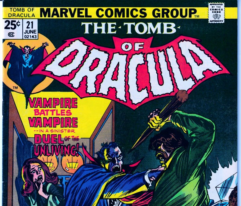 Tomb of Dracula(vol. 1) # 21 1st Appearance of Doctor Sun !