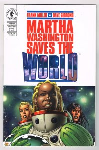 Martha Washington Saves the World #1 (1997) Dark Horse Frank Miller Dave Gibbons