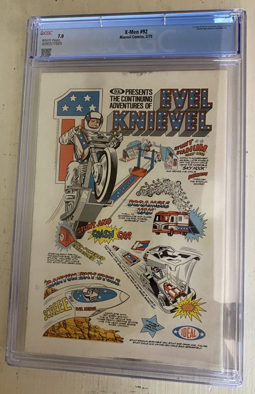 The X-Men #92 (1975) CGC 7.0