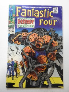 Fantastic Four #68 (1967) GD Condition moisture damage, mold