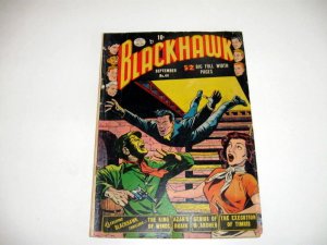*BLACKHAWK # 44 Nice Crandall Art! Guide $68