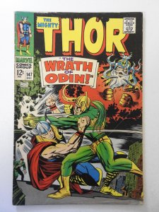 Thor #147 (1967) VG Condition moisture stain