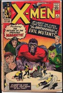 The X-Men #4 (1964) X-Men [Key Issue] FR See description