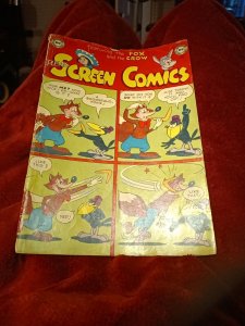 Real Screen Comics Featuring Fox And The Crow 54 DC 1952 Golden Age Funny animal