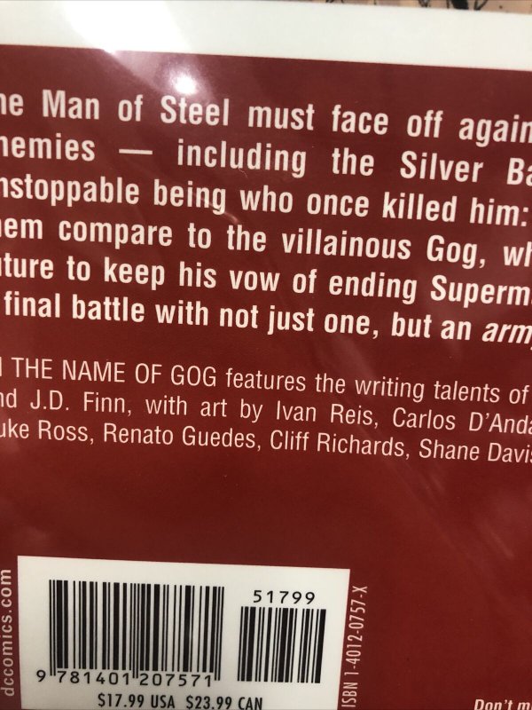 Superman In The Name Of God (2005) DC Comics TPB  SC Chuck Austen