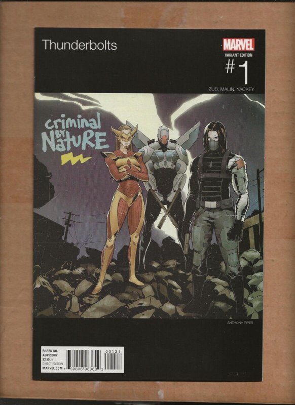 THUNDERBOLTS  #1   HIP HOP VARIANT COVER MARVEL COMICS 