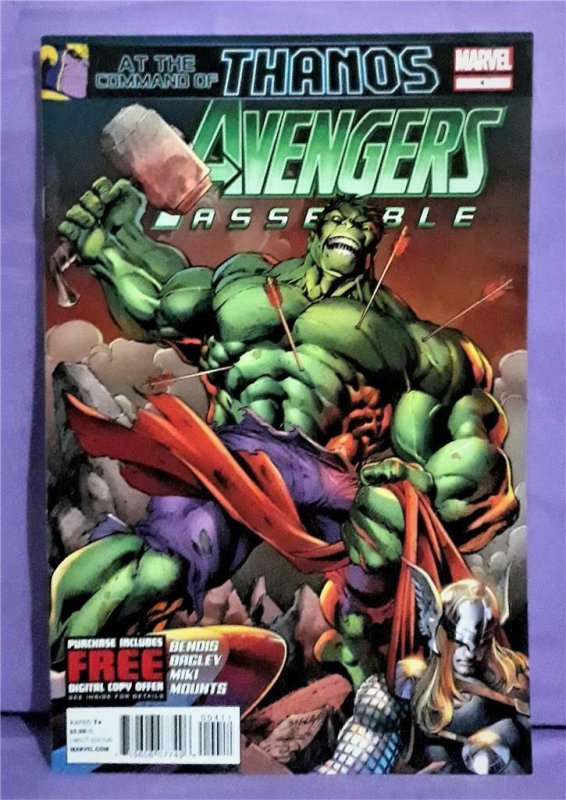 Mark Bagley AVENGERS ASSEMBLE #1 - 8 Thanos Appearance (Marvel, 2012)! 