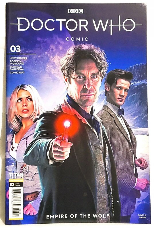 DOCTOR WHO Empire of the Wolf #1 - 4 Andrew Leung Photo Cover B Titan Comics