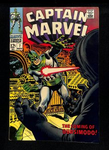 Captain Marvel (1968) #7 Quasimodo!
