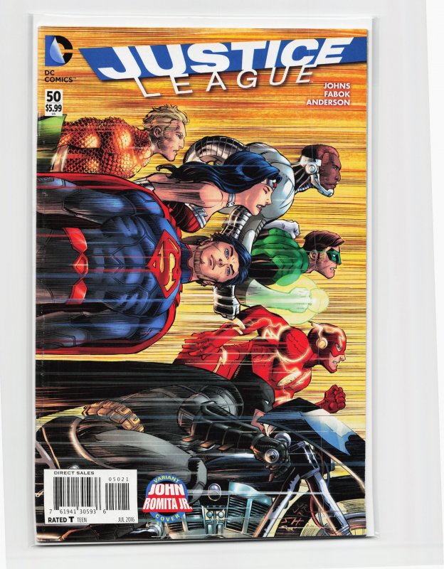 Justice League #50 Variant Cover (2016) Justice League