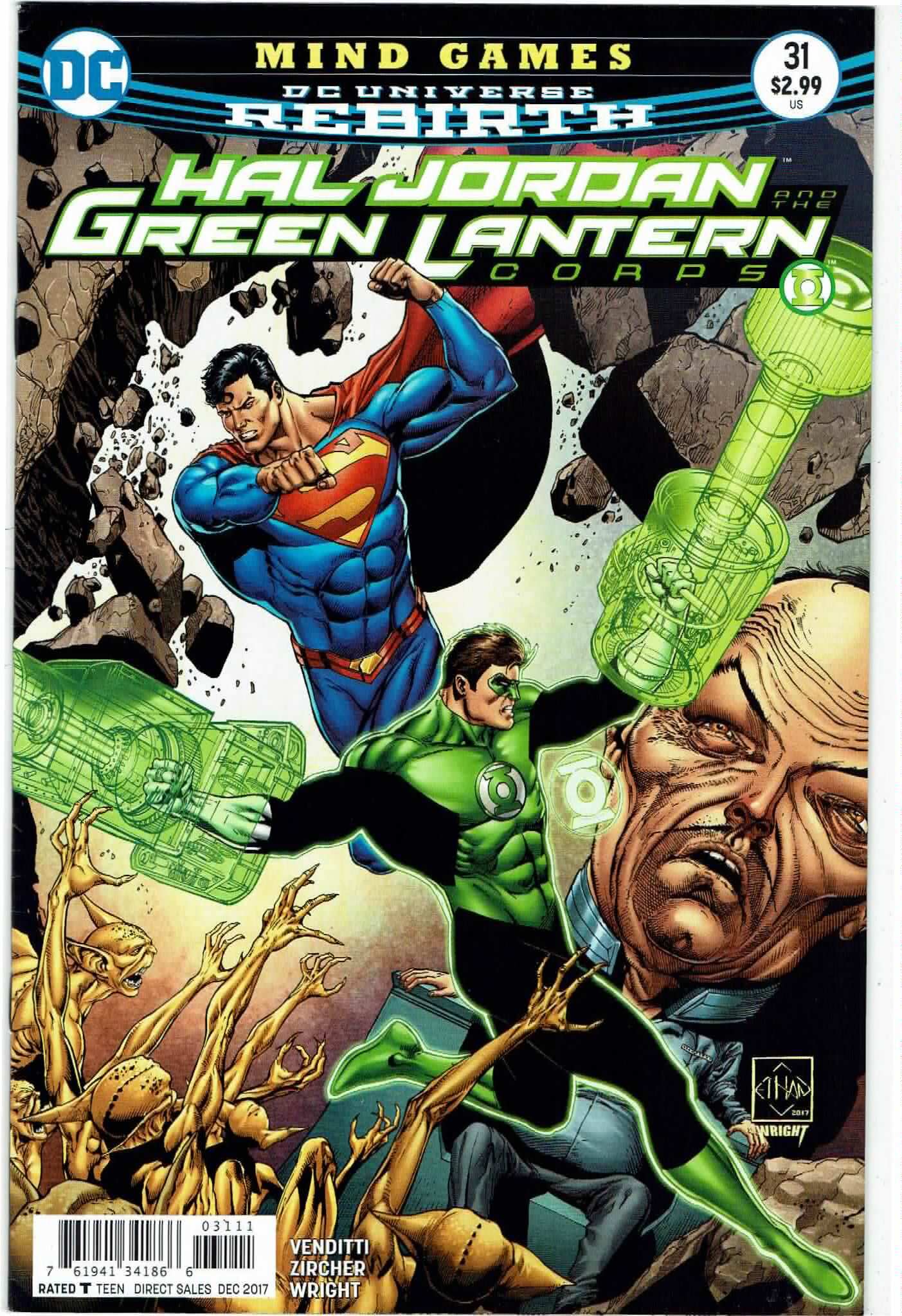 superman vs green lantern corps