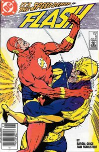 Flash (2nd Series) #6 (Newsstand) FN ; DC | Mike Baron Speed Demon