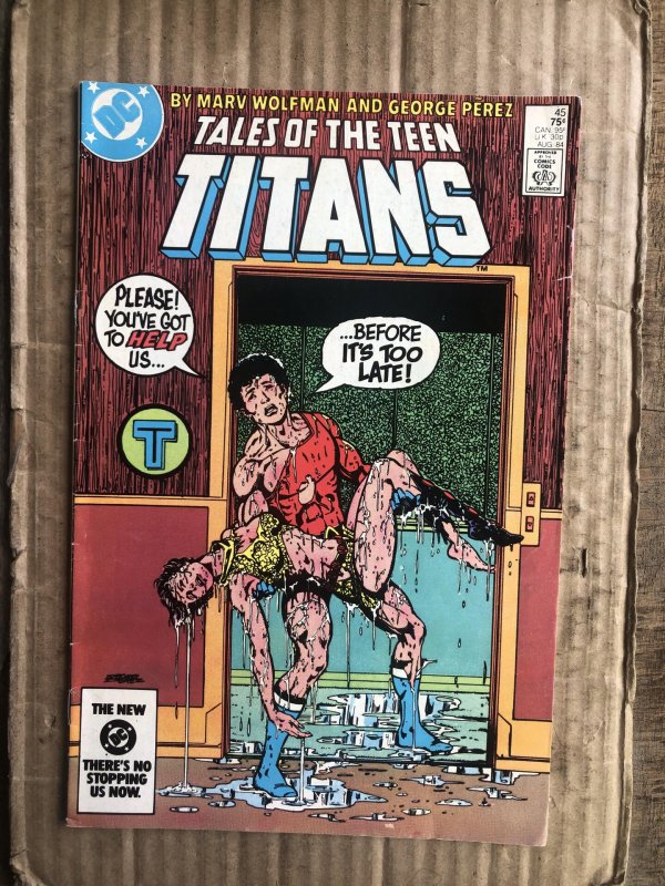 Tales of the Teen Titans #45 Newsstand Edition (1984)