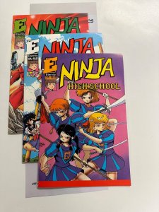 3 Ninja High School  Eternity Comics # 25 26 27  89 CT6