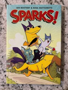 Sparks! HARDCOVER Scholastic Graphic Novel Comic Book Graphix Boothby & Mat J568