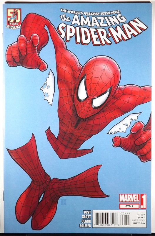 Gibi HQ Marvel The Amazing Spider Man #666 - Midtown Comics Variant, 2011.