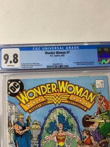 Wonder Woman 7 Cgc 9.8 White Pages 1st New Cheetah Dr. Minerva Dc Comics