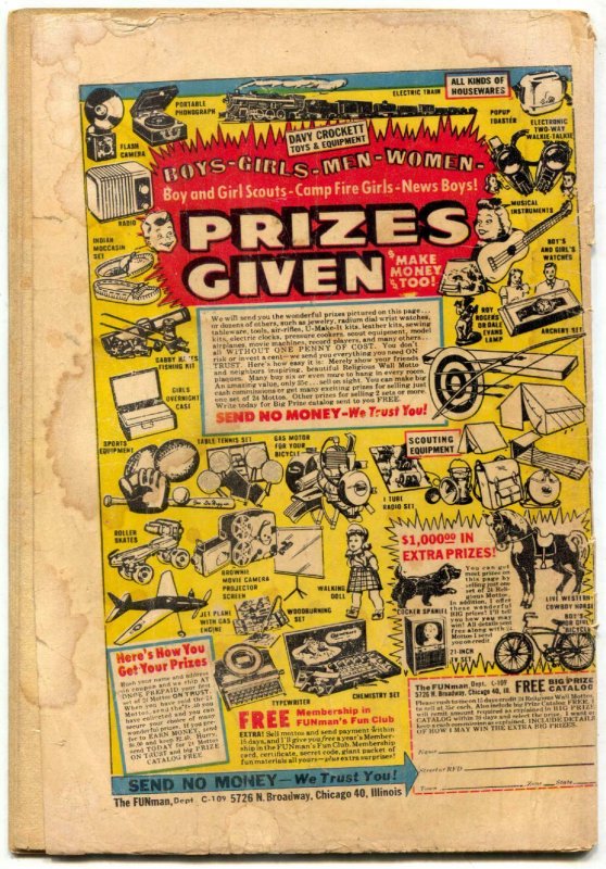 I Love You Comic #15 1957- Charlton Romance- missing centerfold