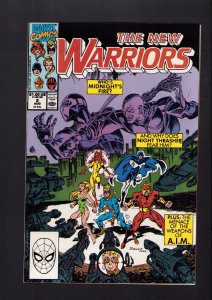 New Warriors #2 - INTERIOR PAGE SIGNED BY FABIAN NICIEZA! (9.0) 1990