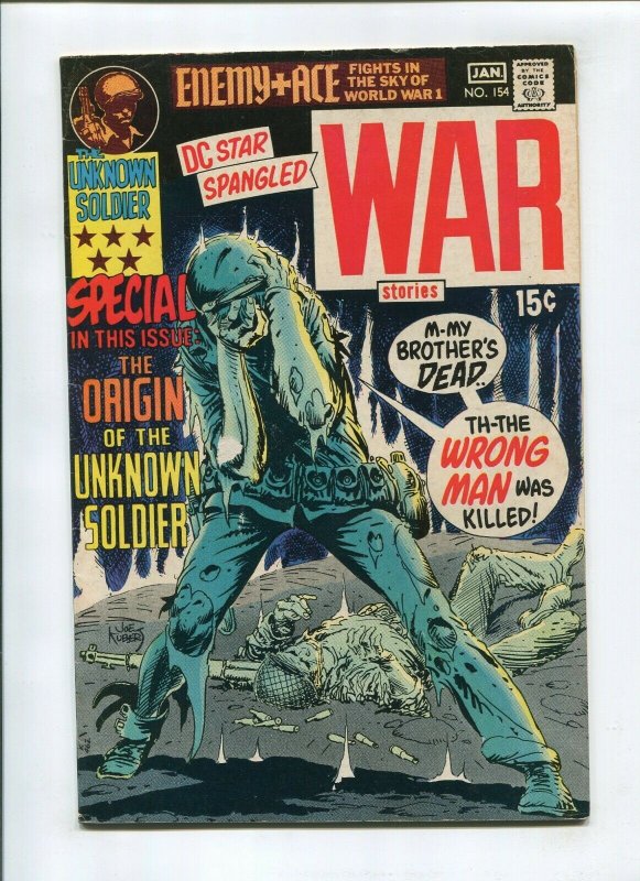 STAR SPANGLED WAR STORIES #154 (6.5) *THE FISHERMAN COLLECTION* UNKNOWN SOLDIER