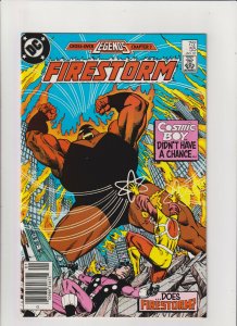 Fury of Firestorm #55 NM- 9.2 Newsstand DC Comics 1987 Legends Crossover