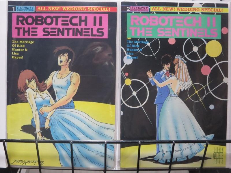 ROBOTECH II: THE SENTINELS WEDDING SPECIAL (Eternity,1989) #1-2 Rick & Lisa 