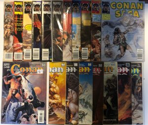 Conan Saga(1987) #1,2,4-23,25-27,29-37,39-54,58-85,87-90,92-97 (VG To VF) Marvel