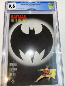 Batman: The Dark Knight Returns (1986) # 3 (CGC 9.6 WP) Frank Miller Cover